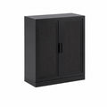 Armadio metallo nero 80x40x100 cm