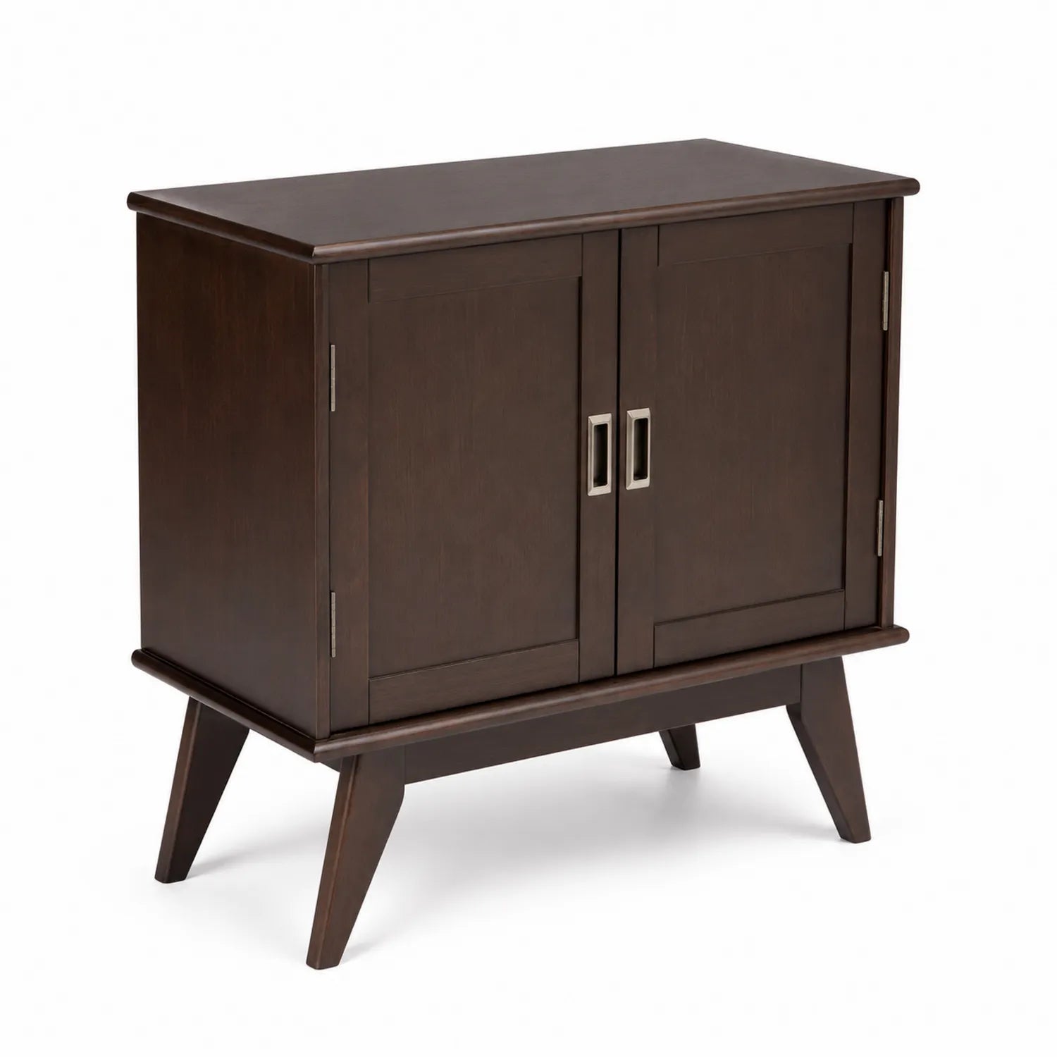 Credenza in legno con due ante marrone