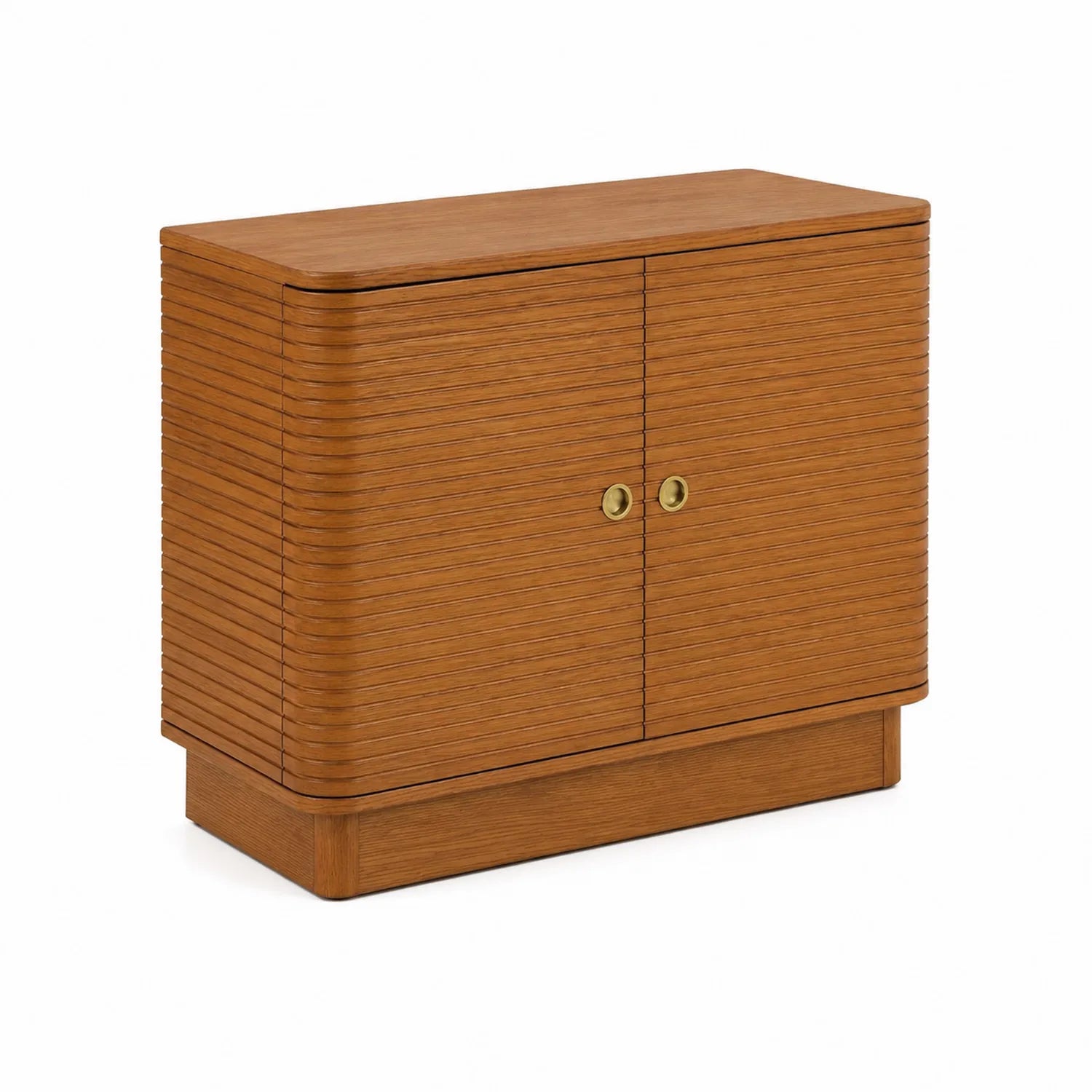 Credenza in Legno con Due Ante Marrone